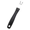 Stainless Steel Pry Bar Barbecue Starter Outdoor Barbecue Pry Bar Plastic Handle Fork Fire Clamp Carbon Exchanger