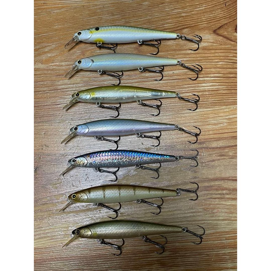Used USA Lucky Craft Slender Pointer 97MR 7 Color Set