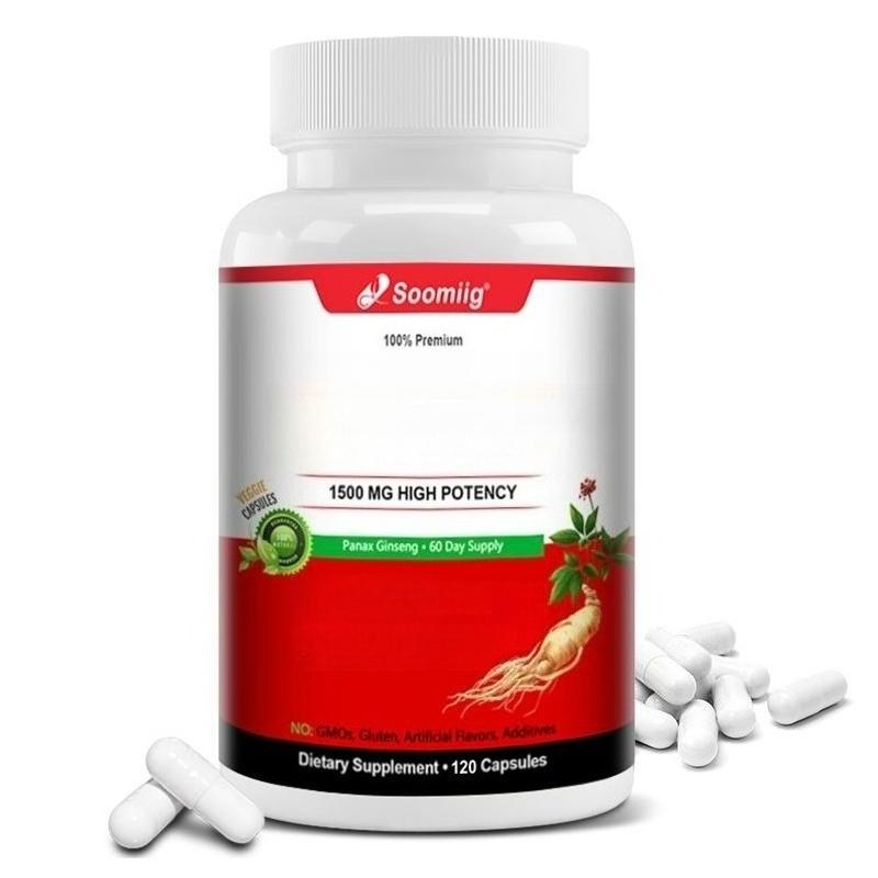 

Korean Red Ginsen 1500 Mg, 120 Capsules,Dietary Supplement 120 Capsules