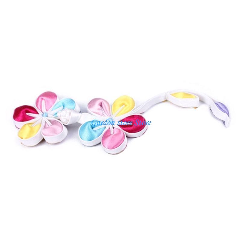 B0KB Chinese Buttons Cheongsam Closure Sewing Fasteners Flower Chinese Buttons DIY Chinese Decorative Buttons for Women