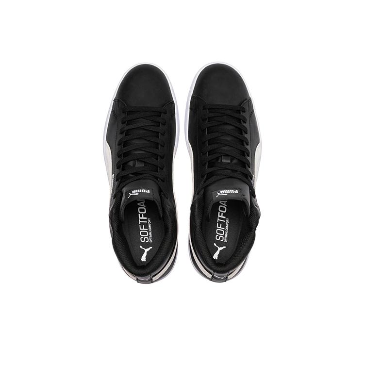 Puma Αθλητικά Παπούτσια Smash V2 Mid-Top Unisex Παπούτσια Μαύρο Λευκό 366924-02