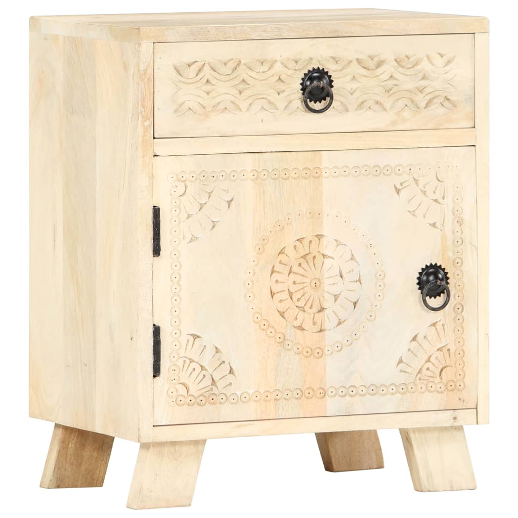 Nightstand 40 x 30 x 50 cm Solid Mango Wood