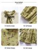 Girls' Stylish Princess Vest Dress Set – Long-Sleeve Floral for Spring & Autumn 2025