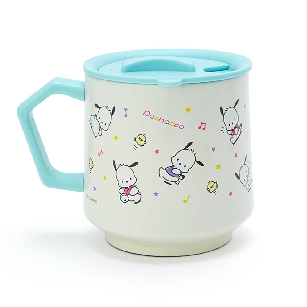 Sanrio Pochacco Stainless Steel Mug with Lid 033898
