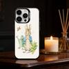 Cute P-Peter Rabbit Phone Case For iPhone 17,16,15,14,13,12,11,Pro Max,Plus Candy Silver Cover