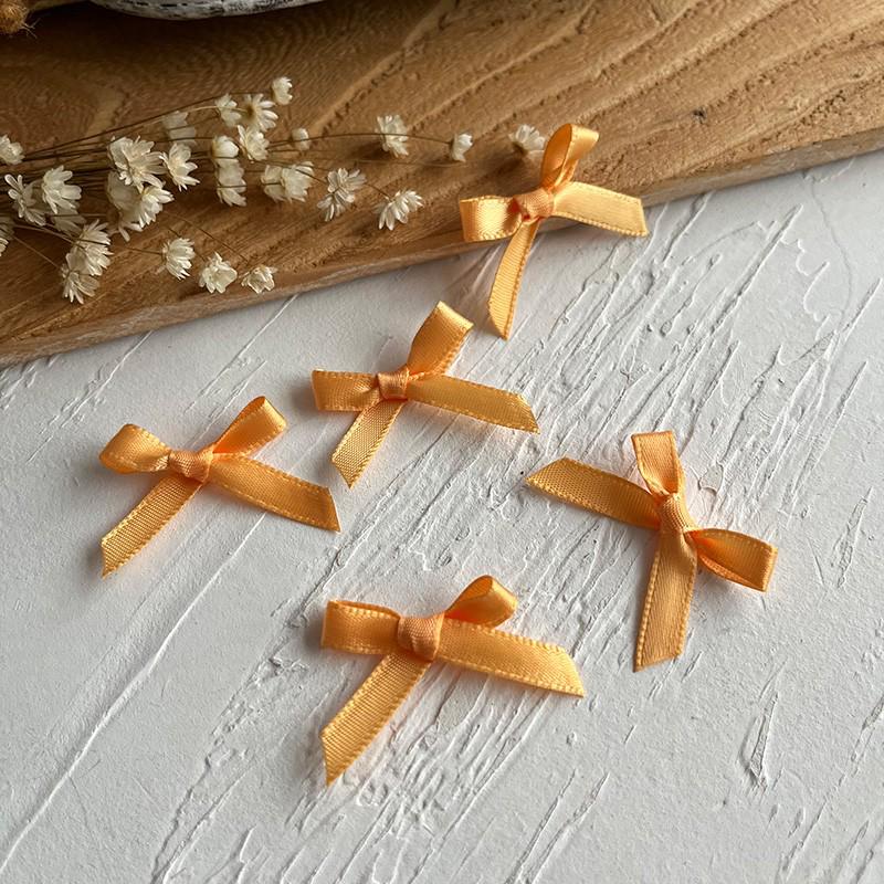 2.5cm Wide Handmade Ribbon Bow Knot for DIY Clothing & Hair Accessories, Card Holders, and Decorations
