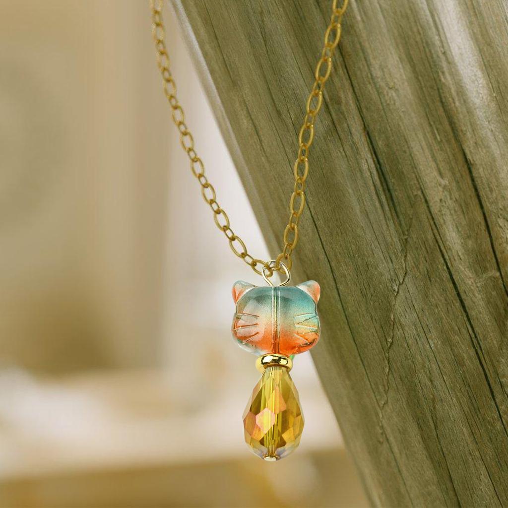 5Pcs/8Pcs Cats Charm for Jewelry Making Stylish Coloured Glaze Mixed Color Animal Pendants Keychain Making Accessories