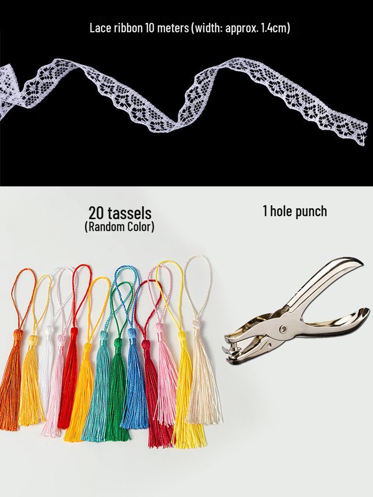 Handmade Transparent Bottle Embossing Film for Spring Plant Specimen Bookmarks
