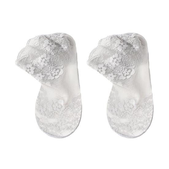 Women's Lace Socks Mesh Sheer Flower Lace Ankle Socks Summer Ultra Thin Fishnet Frilly Sock for Teens Girls