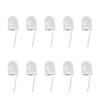 Pack of 10pcs Plastic CR2032 Coin Cell Holder Case Secure LIR2032 Storage Box for Calculators Key Remote Controls