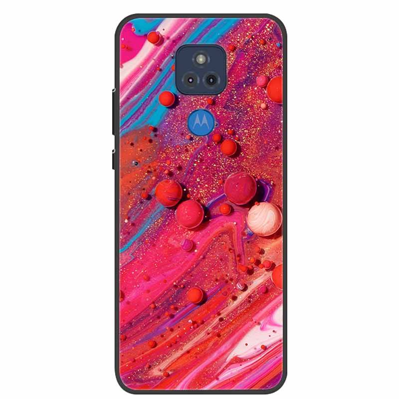 

For Moto E7 Plus Case Bumper Silicone TPU Soft Phone Cover Case For Motorola E7 Plus Cartoon Funda E 7 Plus Shockproof Coque Moto E7 Plus