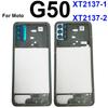 Middle Housing Frame For Motorola Moto G50 G50 5G XT2137-1 XT2137-2 XT2149-1 Middle Frame Cover Bezel Panel Flex Cable Parts