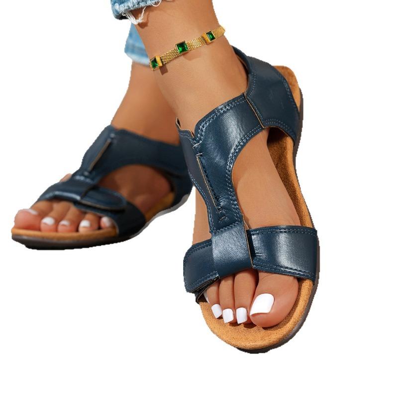 New Style Casual Sandals, Flat-bottomed, Retro-style Casual Beach Shoes, Women's Shoes Devotion