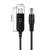 Wifi To Powerbank Cable Connector Dc 5V To 12V Usb Cable Boost Converter Step-Up Cord For Wifi Router Modem Fan Speaker