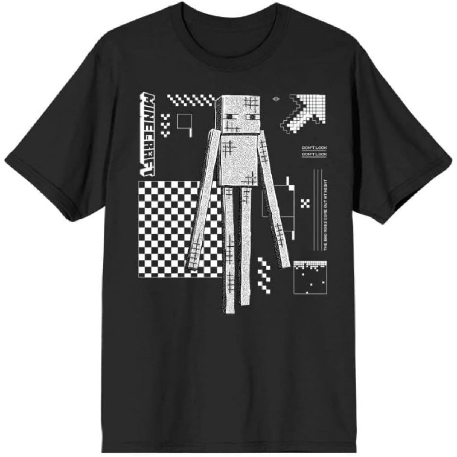 Черная футболка Minecraft Эндермен Путеводитель XXXXXL разноцветный