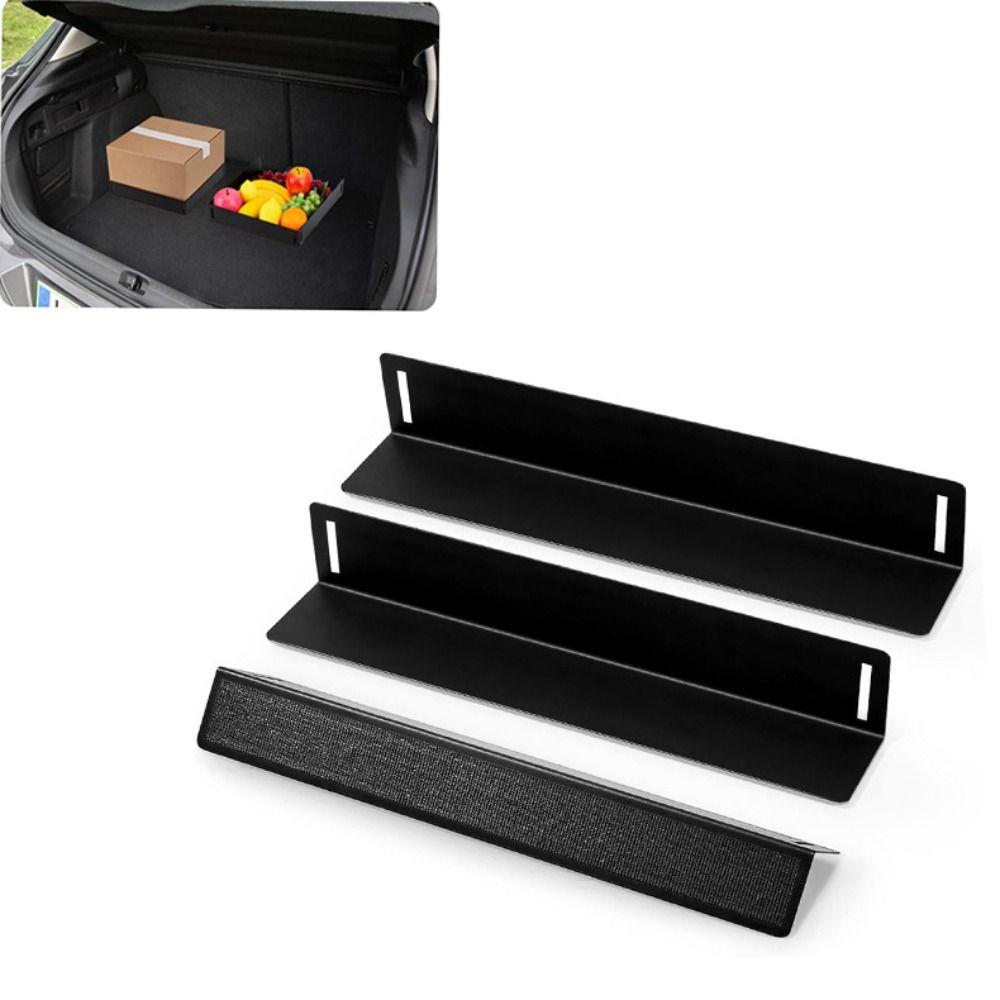 Sturdy Locking System Cargo Divider Non-Slip Boot Separator Storage Box Luggage Holder Car Trunk