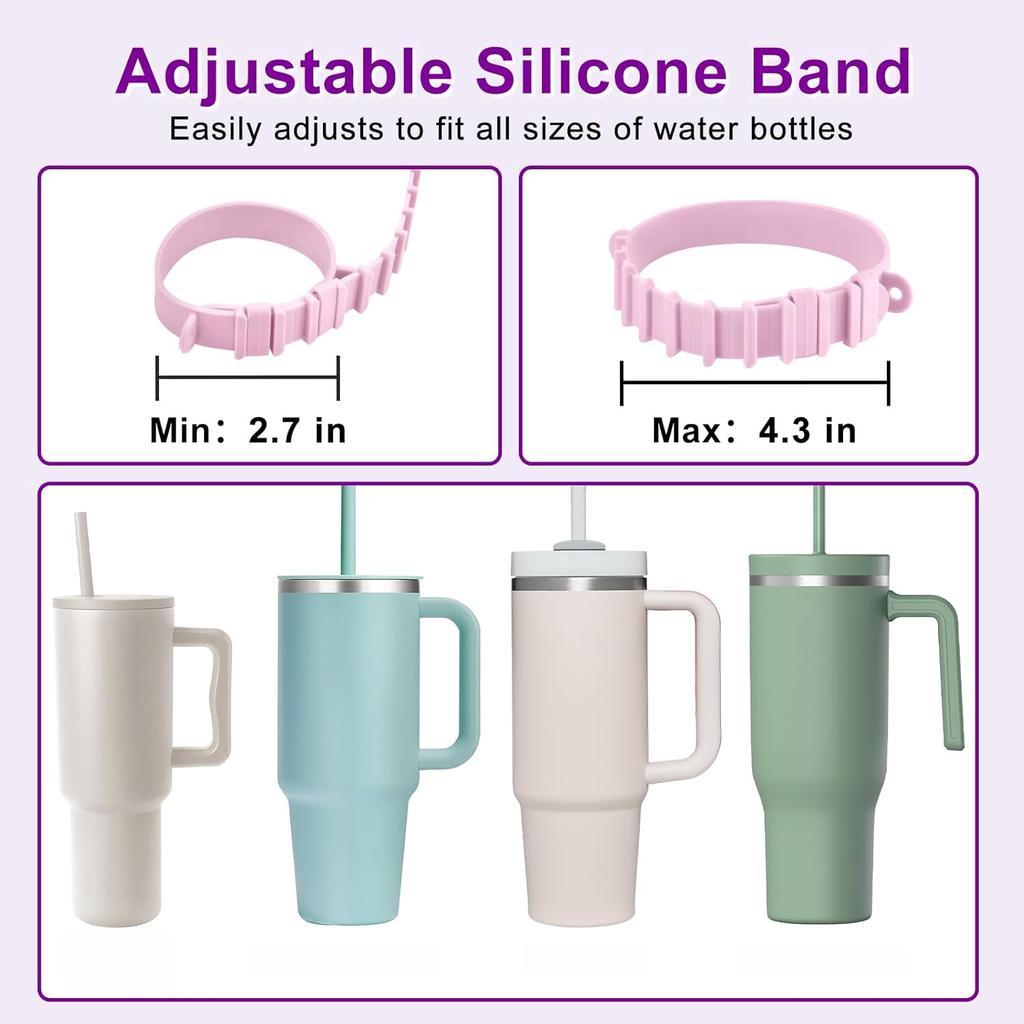 Water Bottle Holder with Shoulder Strap for Water Bottle Accessories  Adjustable Shoulder Strap  Compatible with Stanl Ey Tum Bler  Ow Ala  Hydroflas
