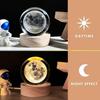 Crystal Moon Lamp – Engraved Crystal Ball LED Night Light with Wooden Base, USB Powered, Ideal for Home & Office Décor, Birthday