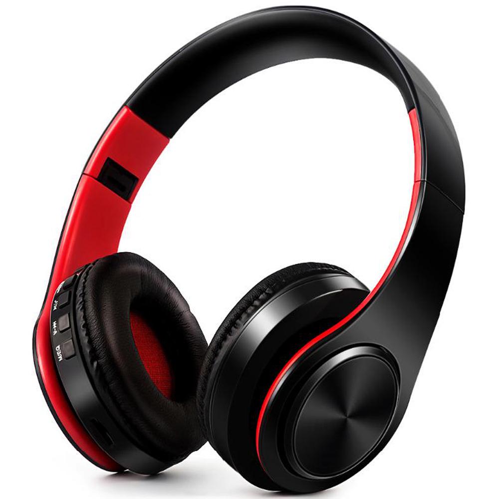 

Беспроводные Bluetooth-наушники Складная стереогарнитура Наушники с поддержкой TF-карты FM-радио AUX