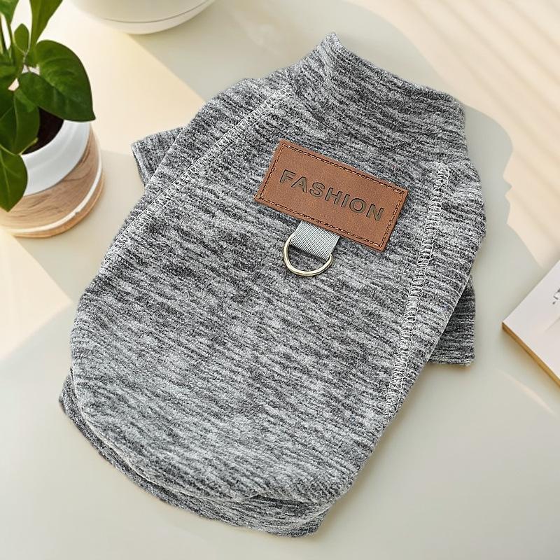 Hot-selling Pet Dogs, Dogs, Cats, Autumn and Winter Clothes, Velvet Bottoming Shirt, and Outer Wear Can Lead the Bear