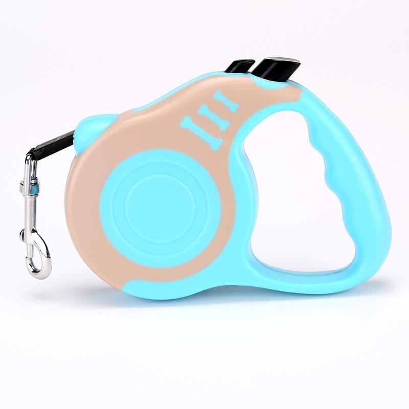 Bone Print Automatic Retractable Dog Leash 3M