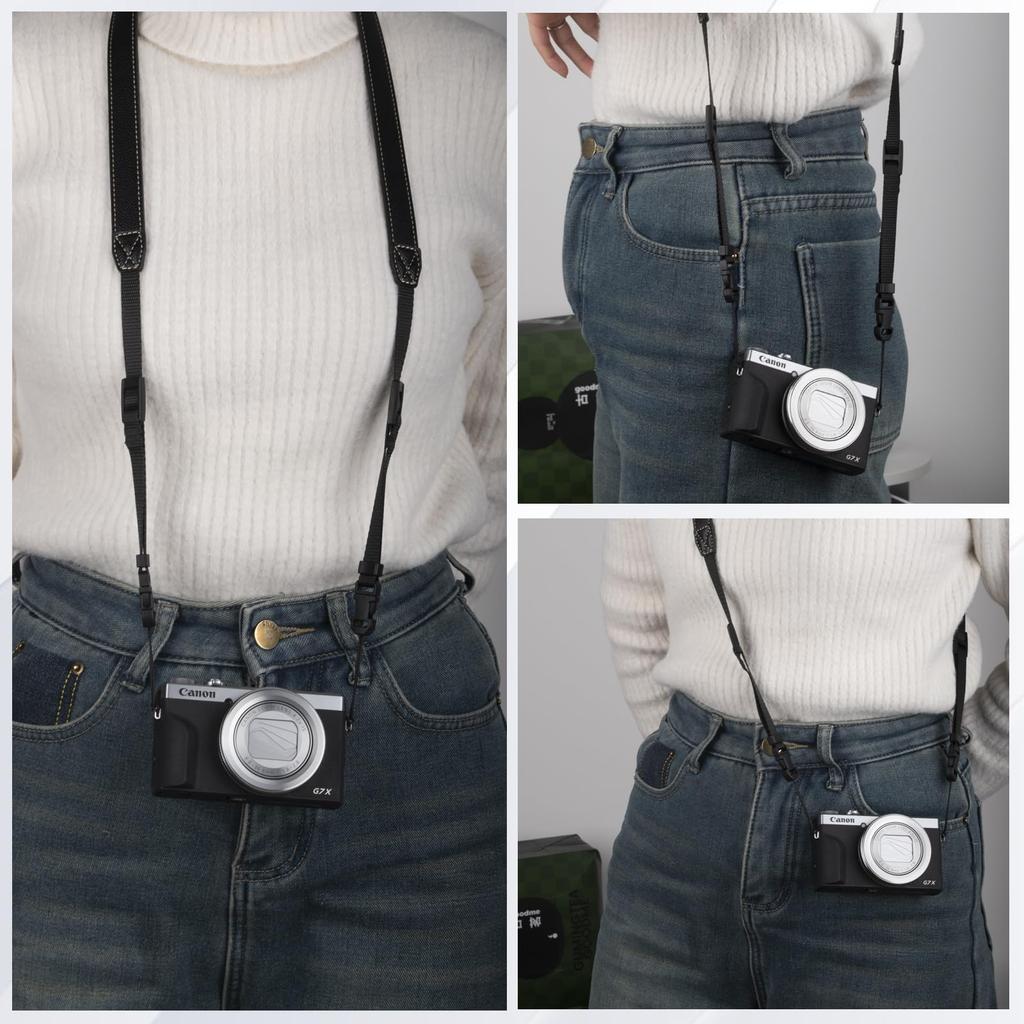 VOVMOEYA Camera Camera Neck Strap for and Panasonic G7X Mark Shoulder Strap for Compact and Mirrorless Digital Stylish Crossbody or Neck Strap with