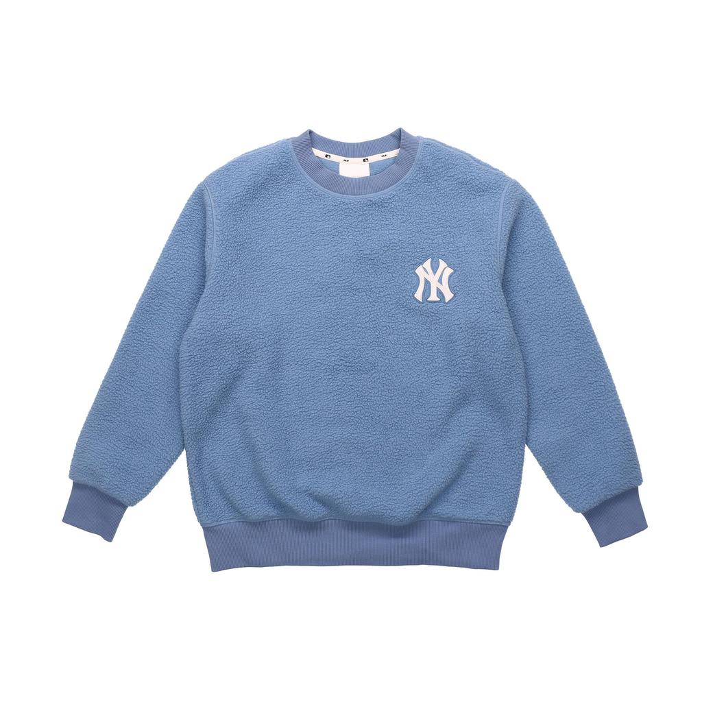 MLB New York Yankees Sweatshirts Unisex Sky Blue Crew Neck Moderate Regular 31MTF1061-50S
