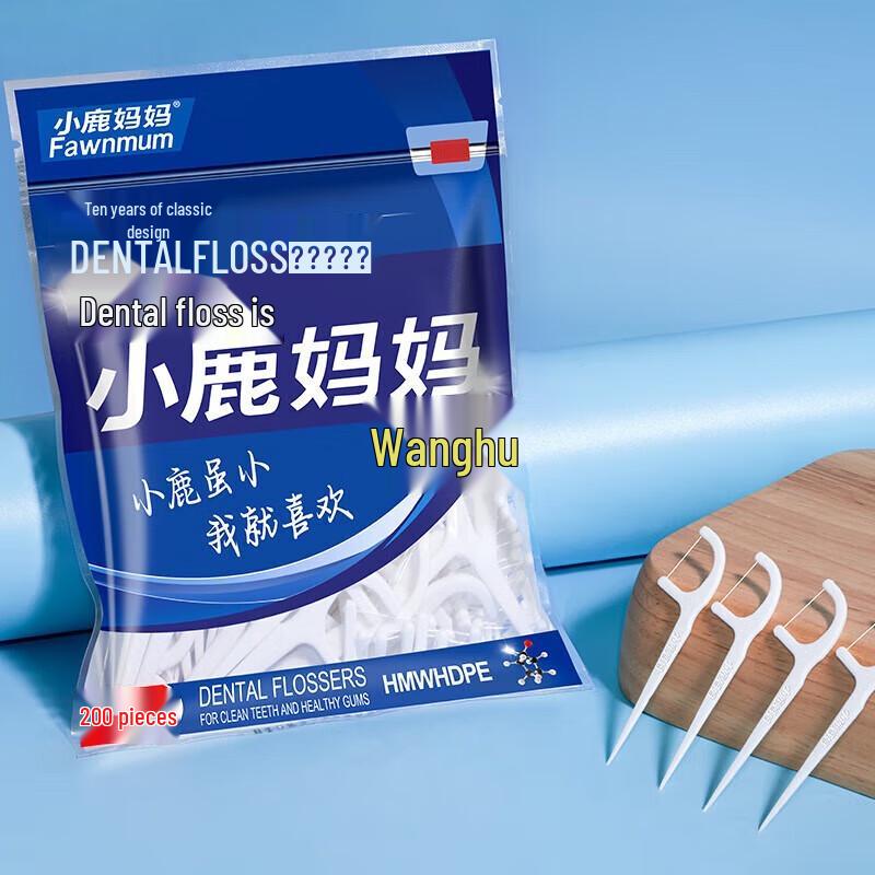 

Xiaolu Mama Wanghu Ultra-Fine Dental Floss Sticks - Family Pack