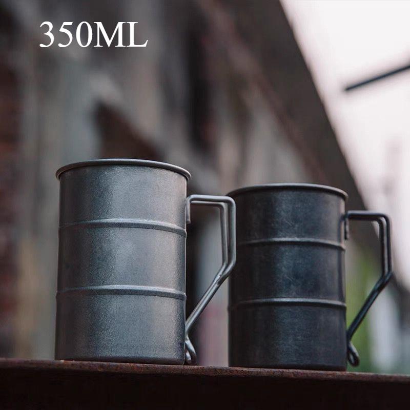 Outdoor 304 Stainless Steel Beer Cup,Creative Water Cups,Intage Vintage Creative Coffee Cup,Camping Picnic Portable Wine Glass
