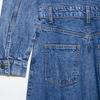 2025 Spring/Summer Women's Casual Denim Dress - Long-Sleeve, Single-Breasted, Lapel Design