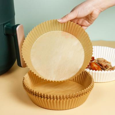 30 Stück Lebensmittelechte Spezielle Back- und Grill-Haushaltspapiere, Rund, Ölabsorbierend
