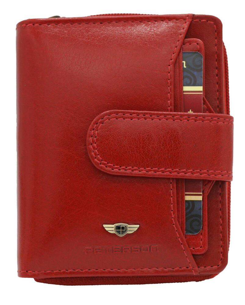 Elegante portafoglio in pelle con sistema RFID - Peterson