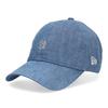 9TWENTY Mini Logo New York Yankees Kappe Denim x Marineblau [New Era] (Blaues Logo)