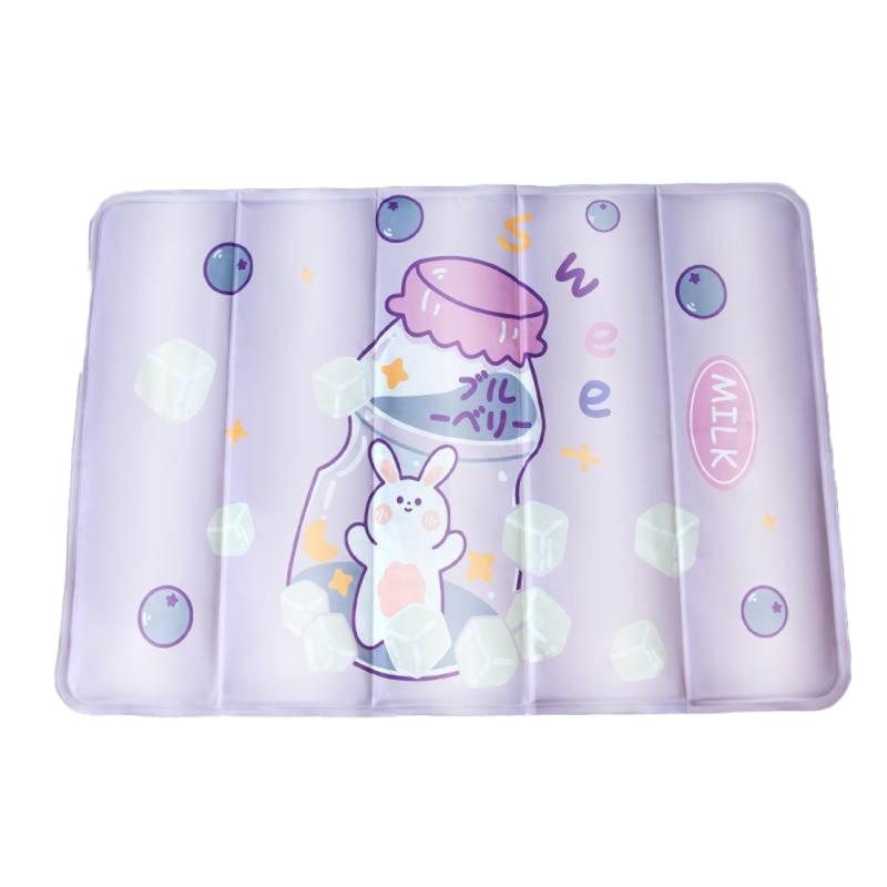 Pet Cooling Mat Bed Cartoon Printing Heat Relief Puppy Dog Cat Ice Pad Summer Supplies