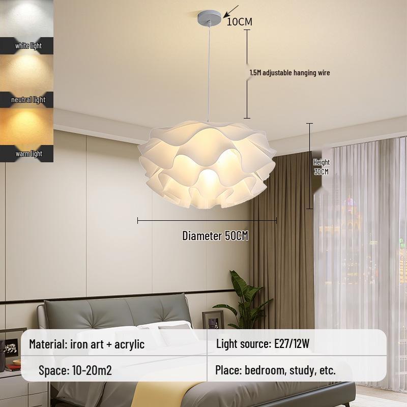 Modern Nordic Chandelier: Creative Warm Lighting for Living Room, Restaurant, Master Bedroom, and Children's Room