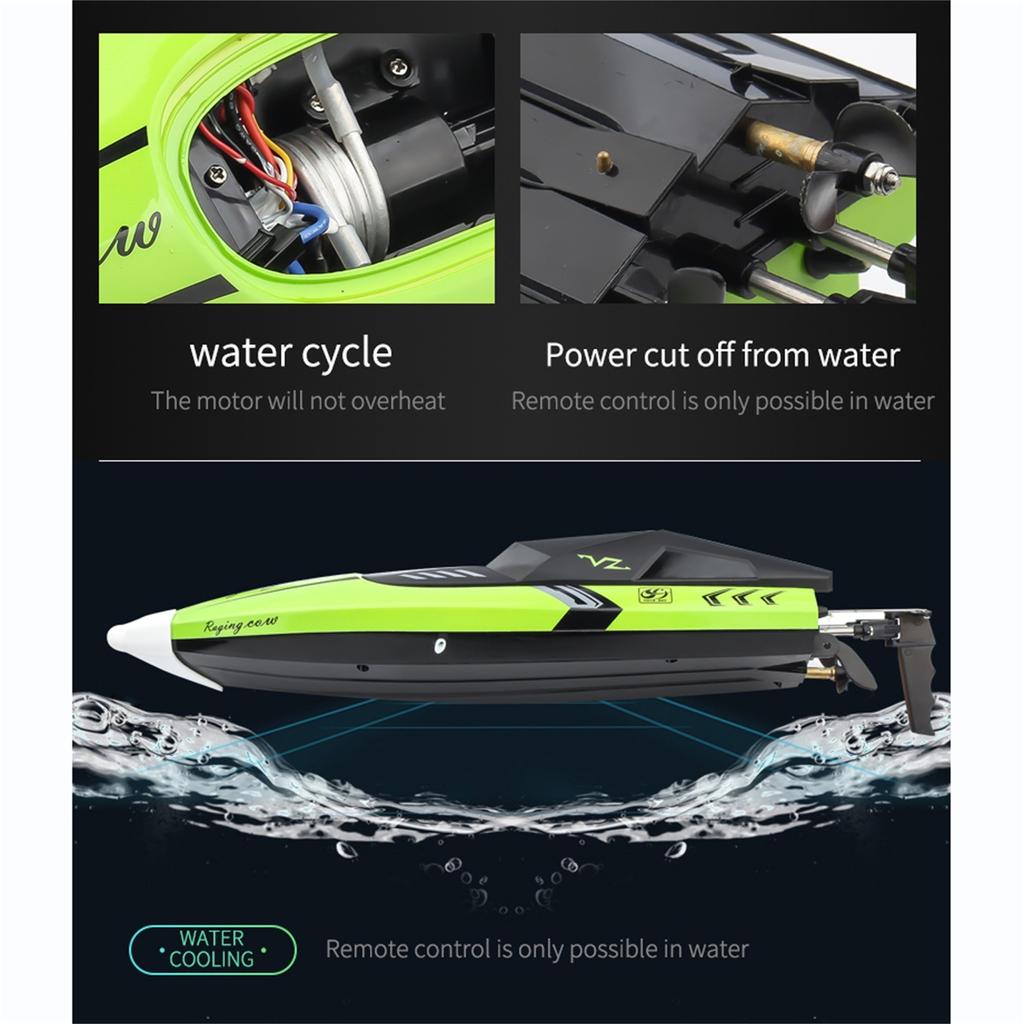 New C168 RC Boats High Speed Remote Control 2.4GHz Waterproof Toy  Pools Lakes