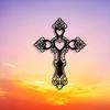 Vintage Metal Wall Cross Ornament Iron Art Decor Home Gift Cafe