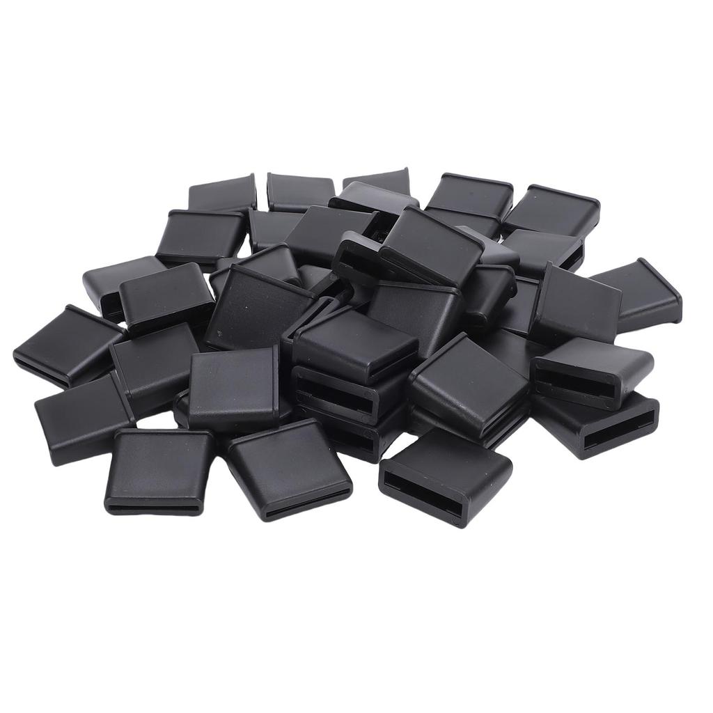 50PCS Folding Drip Tape Row Ends Plastic Drip Tape End Closure Connectors for 5 8 Inch Drip Tape Irrigation System