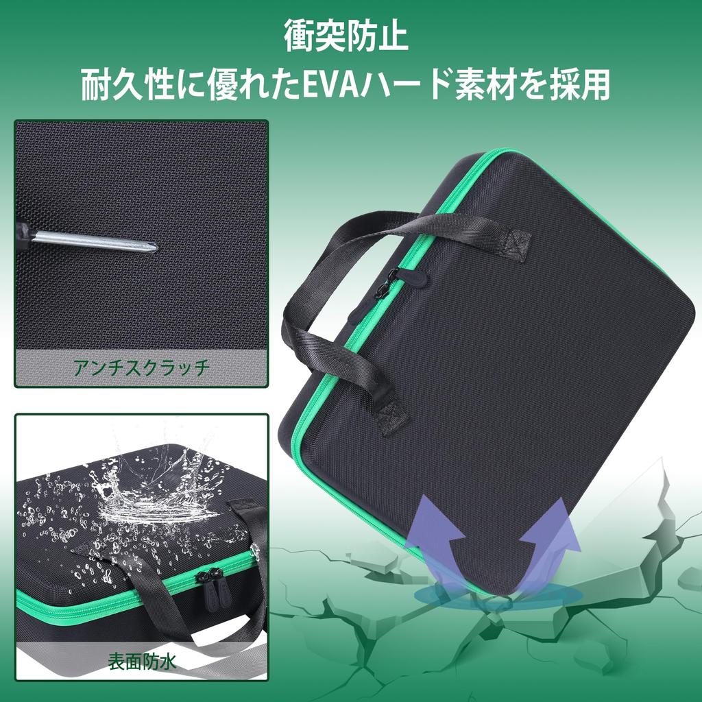 HiKOKI (formerly Hitachi Koki) Lithium-ion Battery Storage Case (Case Only) - Holds Multiple Batteries (36V, 18V, 14.4V, 12V, 10.8V, 9.6V, 7.2V, 3.6V)