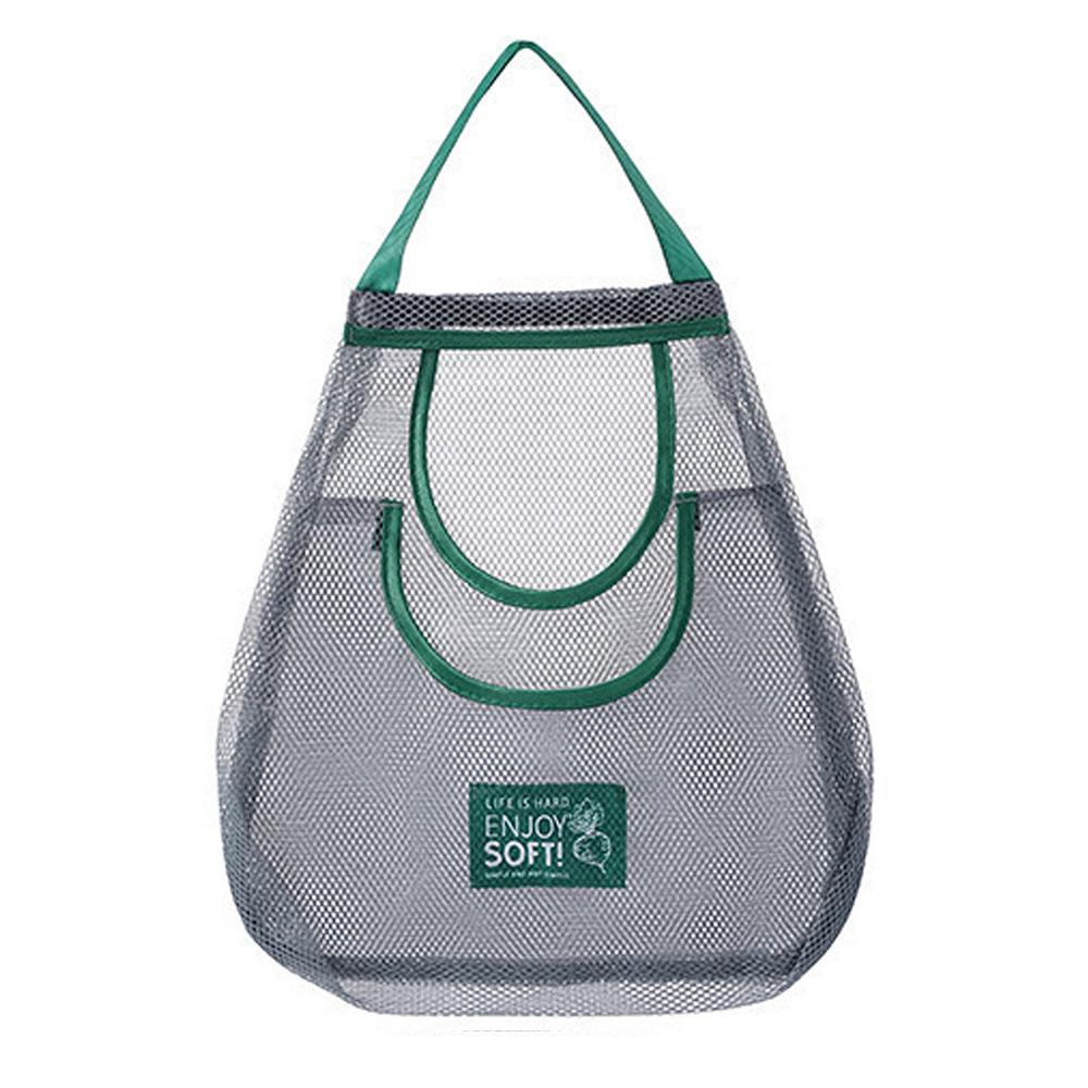Multifunctional Hanging Storage Bag Reusable Kitchen Storage Bags Ginger Garlic Storage Organizer Fruits Vegetables Storage Net