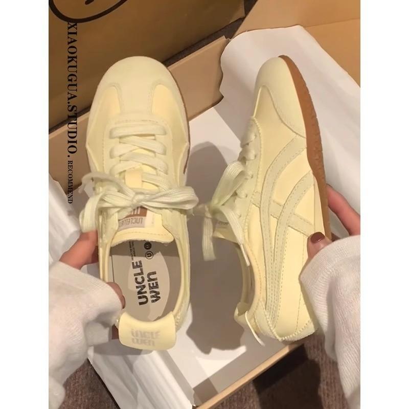 Retro Forrest Gump training shoes women's 2025 new summer soft-soled casual sports shoes flat-soled versatile white shoes