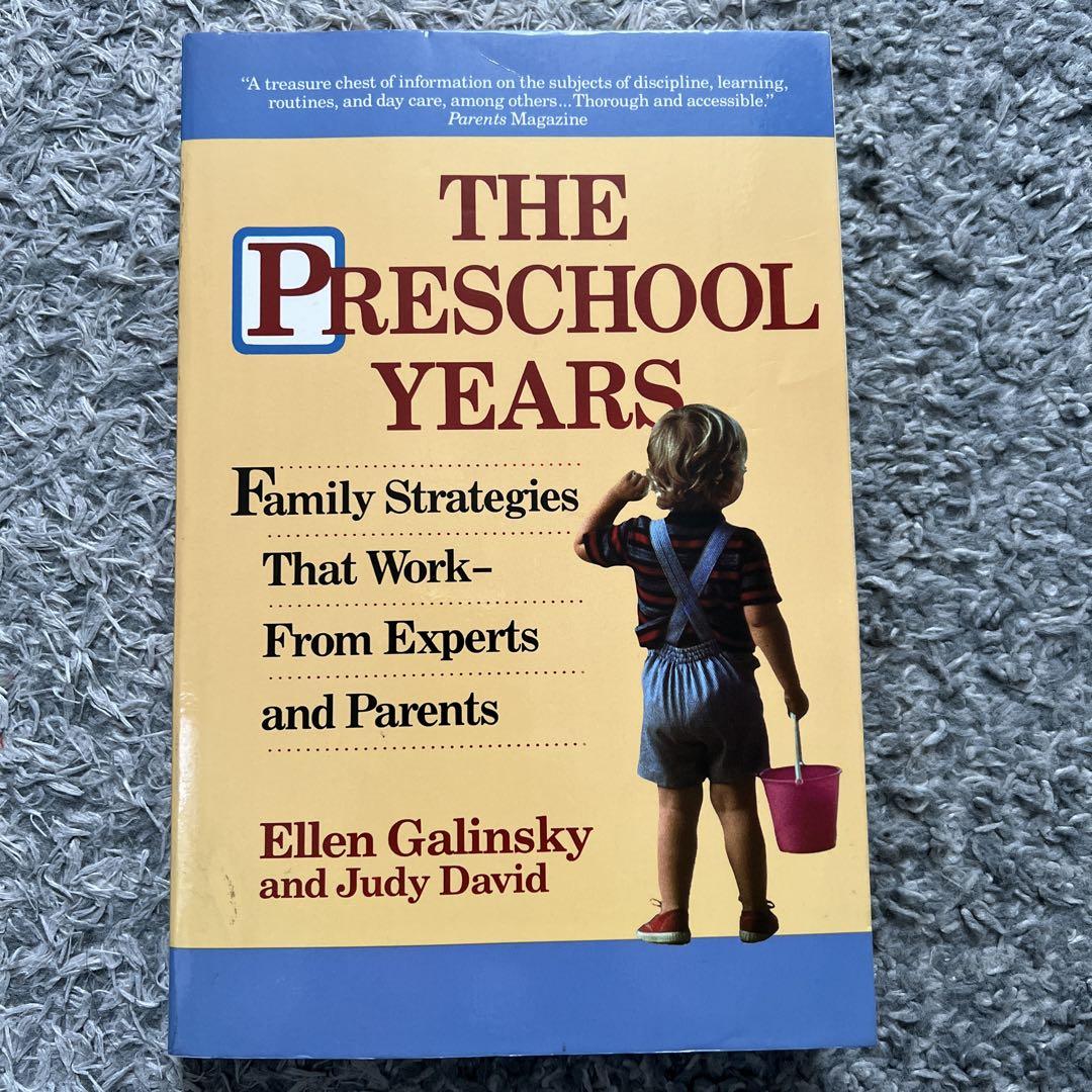 

[USED] THE PRESCHOOL YEARS English Book