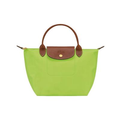 Le Pliage 23 Snap Zipper Closure Short Handle Leather Canvas Tote Bag Small Women Tote Bags Green 1621089355
