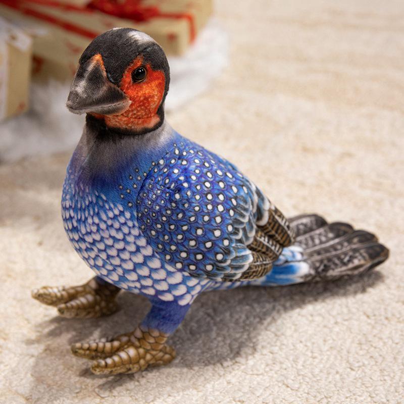 Cross-Border Simulation Pearl Chicken Plush Toy: Cute Wild Chicken Ornament for Children's Activities and Gifts