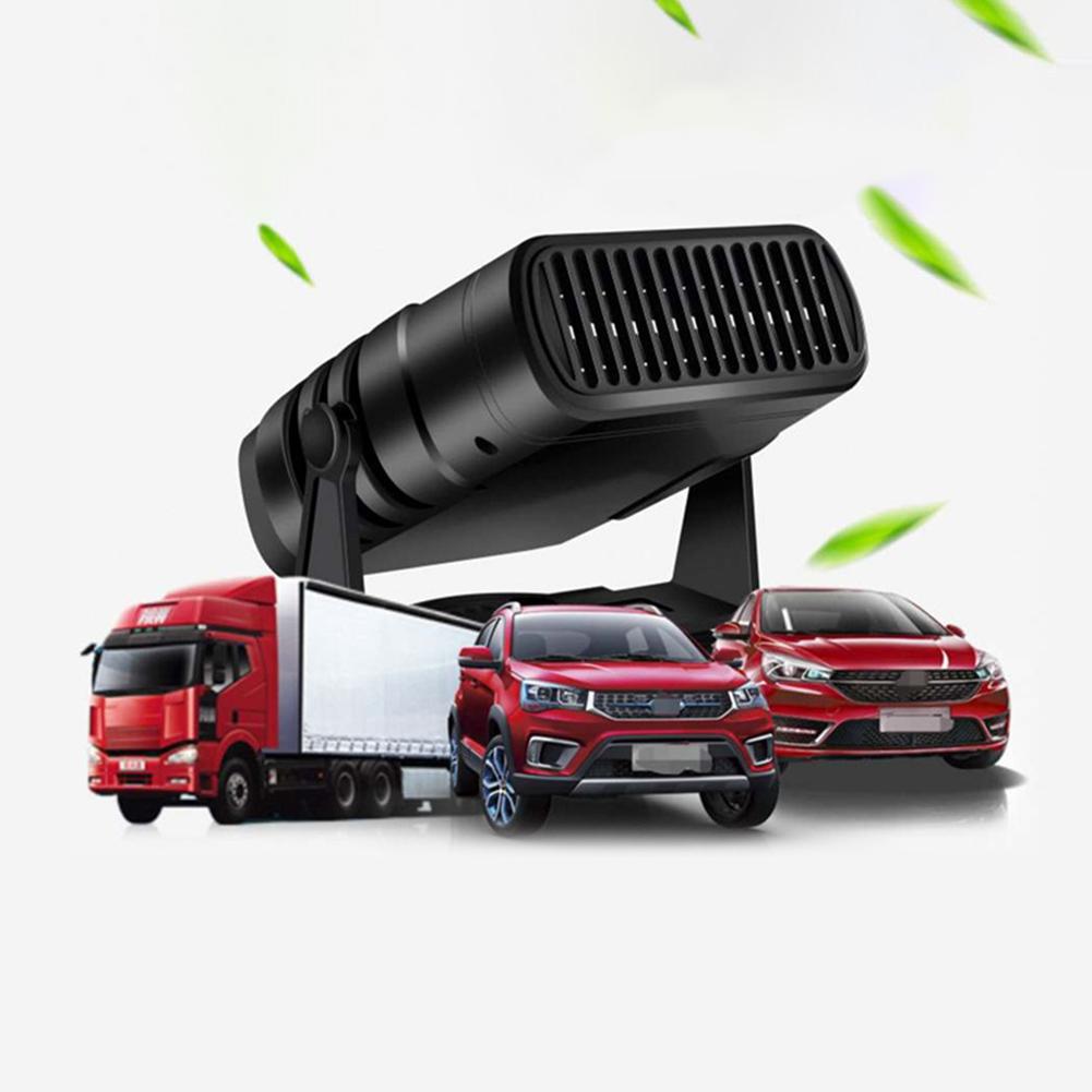 12V/24V Autoheizung Entfeuchter Entfroster Schnelle Erwärmung Windschutzscheibenentfeuchter Defroster Autoheizung Rutschfester Sockel Autozubehör