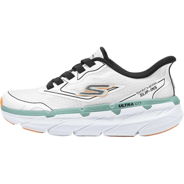 Skechers Детские Мальчики Удобные Модные Простые Универсальные Cloudburst Натяжные Нескользящие Амортизирующие Прочные Низкие Кроссовки для Бега 405298L-WBK 28.5