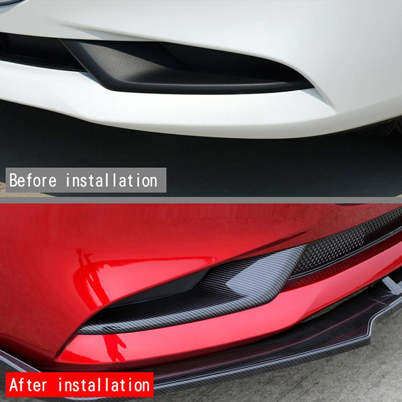 

For Mazda AXELA Front fog lamp eyebrow frame decoration sticker trim lamp shade Mazda3 Axela
