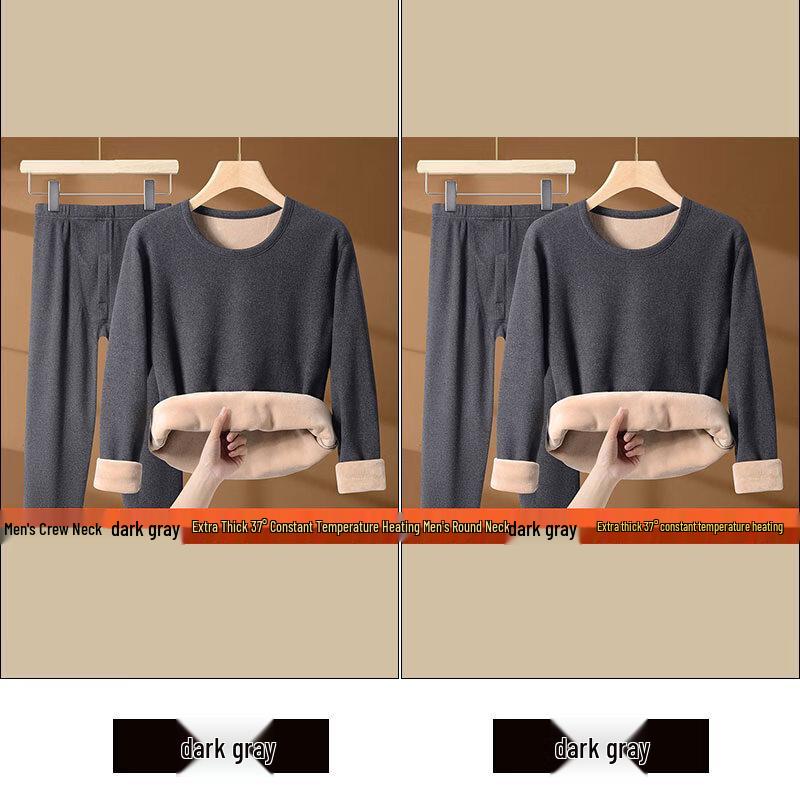 W.xuan Men's Super Warm Fleece Thermal Underwear Set