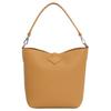 LONGCHAMP Le Roseau Cow Leather Handbag Women's Walnut 10314HFP371