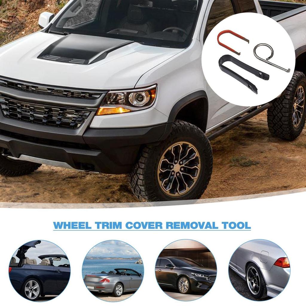 Wheel Bolt Cap Cover Remover Tool - 3 Piece Wheel Lug Nut Cap |